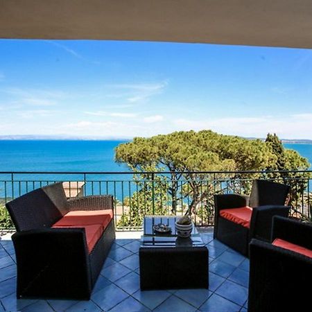 Апартаменты Terrace Sea View Порто Санто Стефано Экстерьер фото